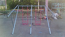 Детские качели двухместные-изготовление,сборка,доставка.