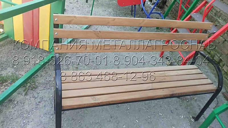 Скамейка садовая, производство, установка, продажа в Таганроге, Ростове-на-Дону, Краснодаре, Ставрополе, Воронеже, Туле, Саратове.